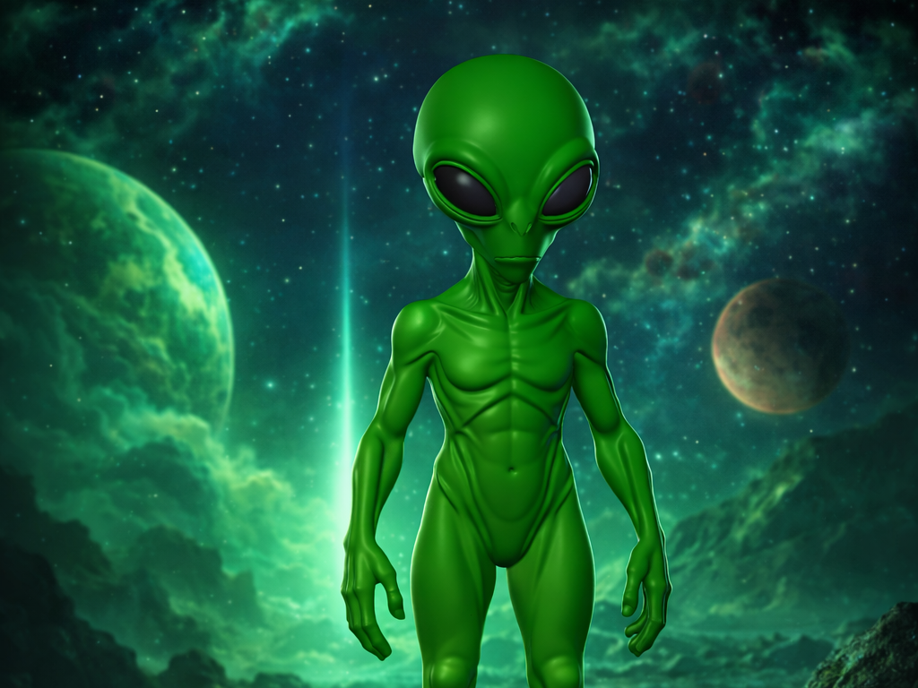 alien keychain