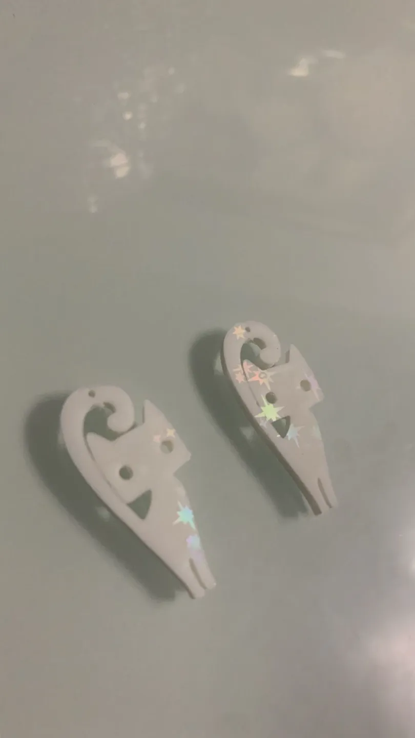 CUTE CAT EARRING view 2