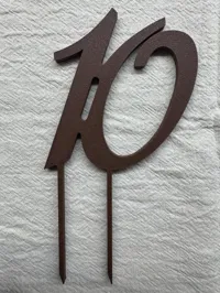 Topper de gâteau "10 ans" — photo 2