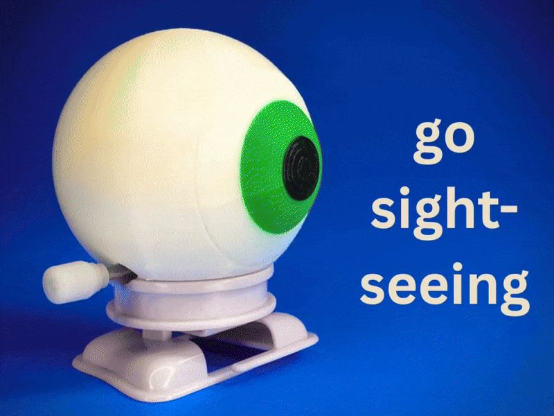 Wind-up Walking Eyeball