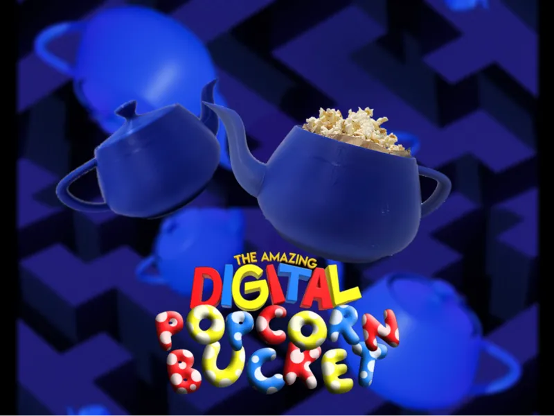 TADC Utah Teapot Popcorn Bucket