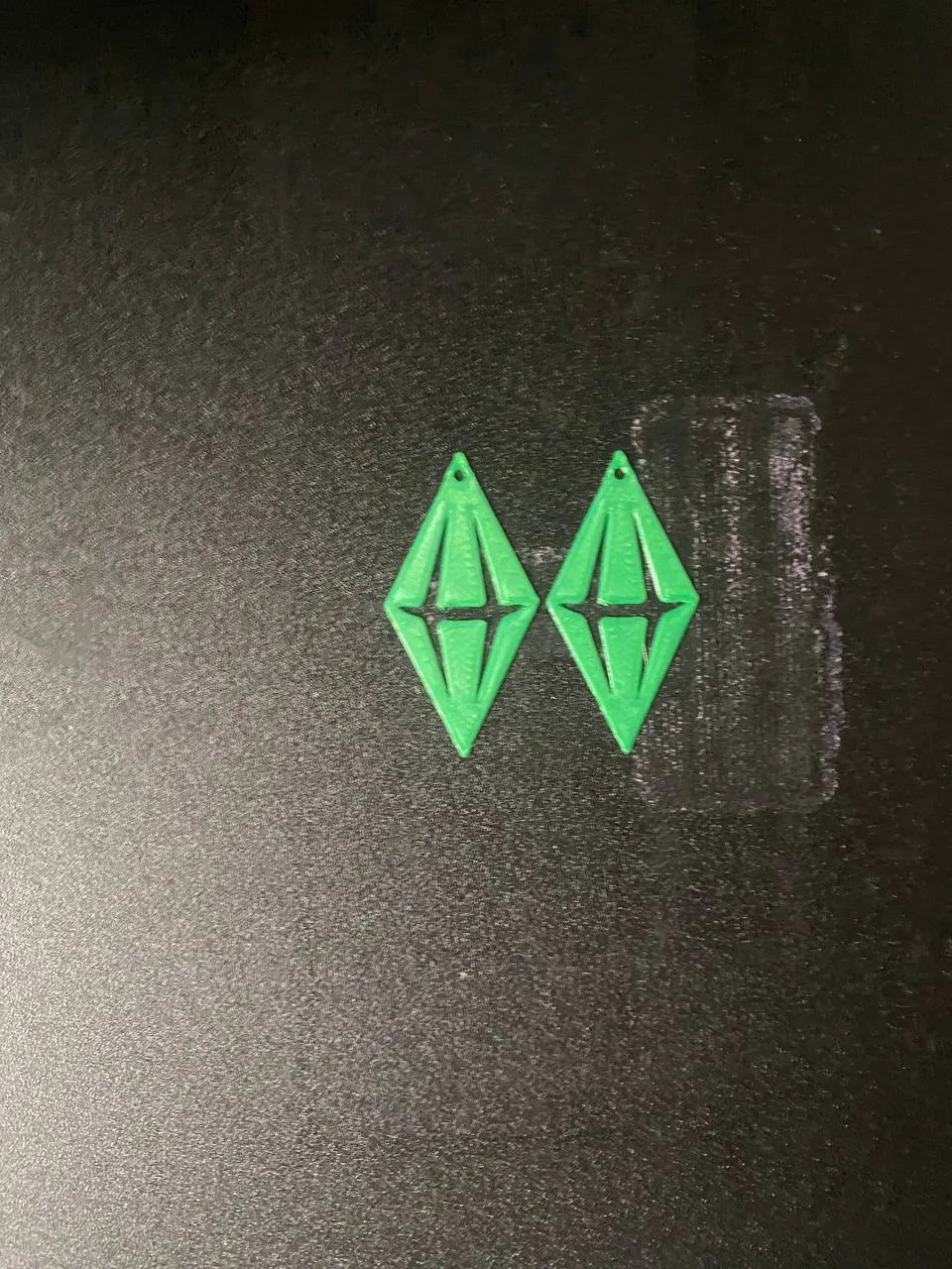 Plumbob Sims 4 Earrings view 3