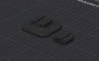 Sliding door handle PLA-CF