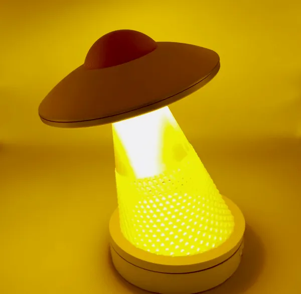 Lampe de table OVNI à faisceau lumineux