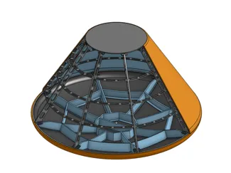 Re-entry Vehicle Capsule Based of Orion 1/8 (200g)