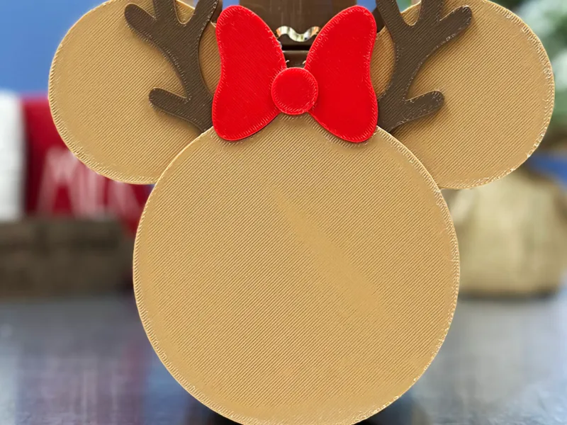 Reindeer Minnie Bath & Body Soap Holder