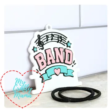 Accesorio para sujetar ligas de cabello: Band School Hair Tie Key chain — vista de referencia 5