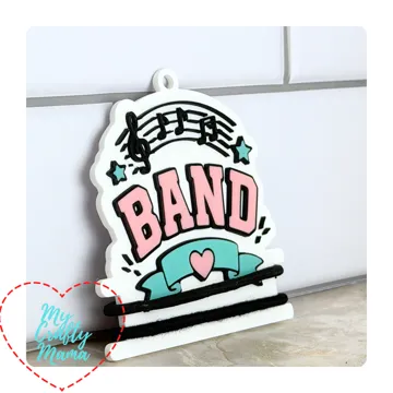 Accesorio para sujetar ligas de cabello: Band School Hair Tie Key chain — vista de referencia 3