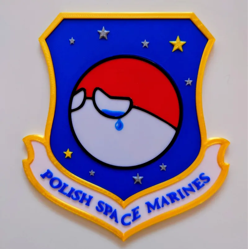 Polish Space Marines Emblem (Multi part)