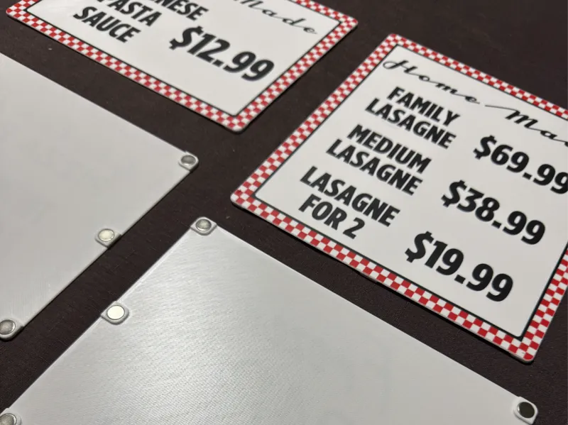 Customisable Magnetic Fridge Signs - Display Signs