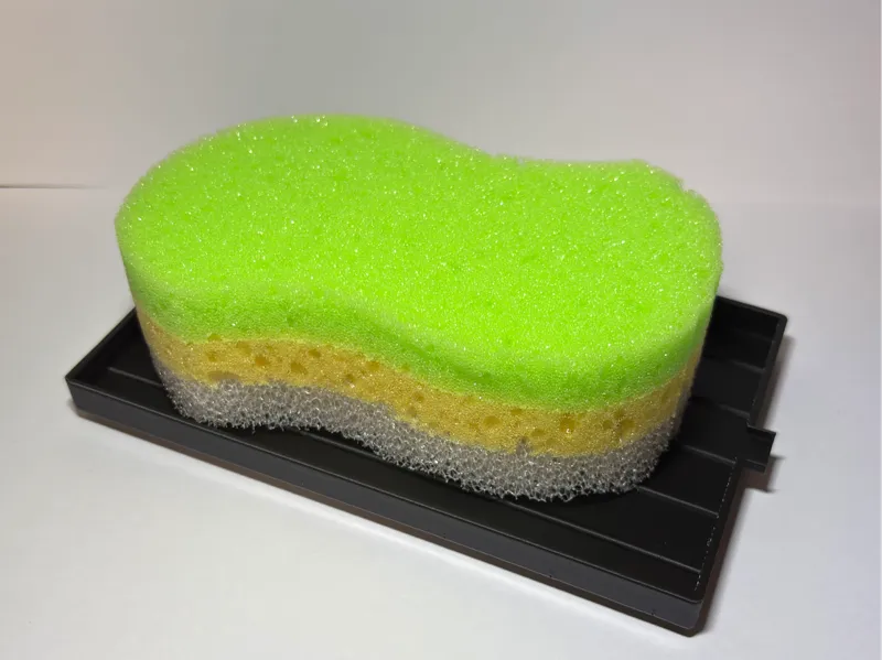 Simple Sponge Holder with Drip Spout
