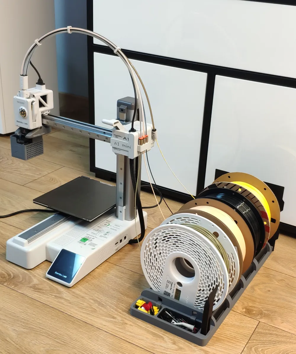 A1 mini 4 filament feed kit (with connectors)(MMS) by Rafał MakerWorld ...