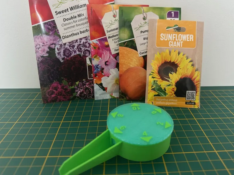 seed planter with soil depth