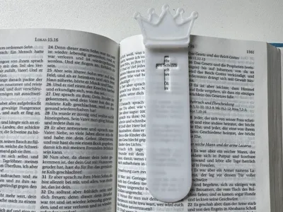 Crown Cross Bookmark / Bible Bookmark