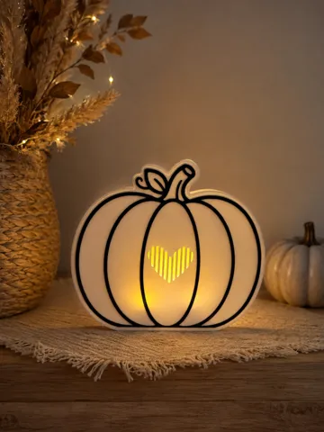 Letrero o emblema decorativo: Kürbis Licht Deko — vista de referencia 2