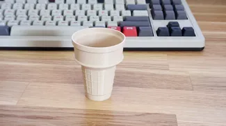 Ice cream cone pot