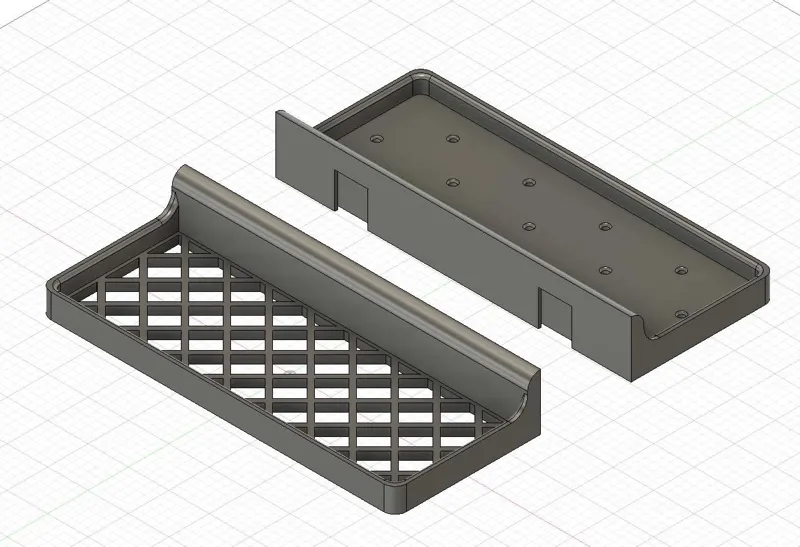 Wall mounted tray