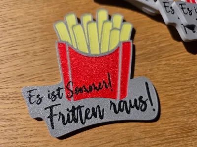 It's summer - fries out! Coaster Fun