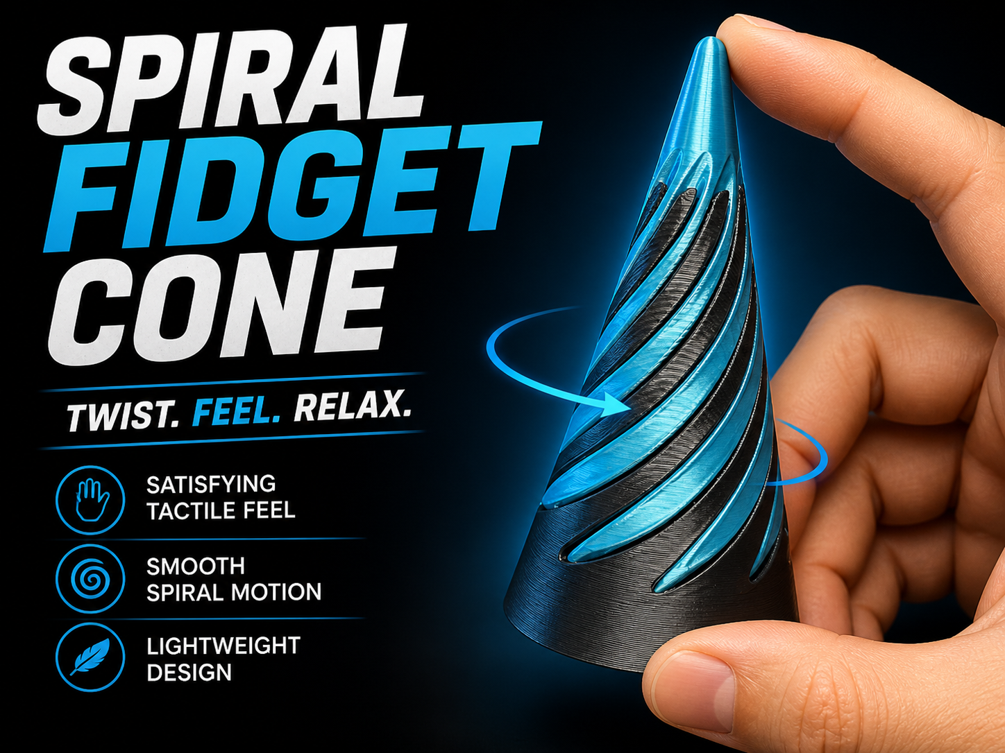 Satisfiying Spiral Pass Thorugh Fidget