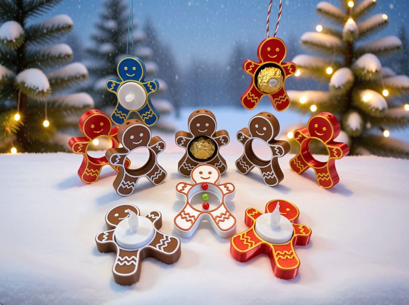 Lebkuchenmännchen Teelicht