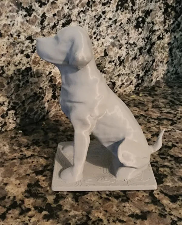 Statue de chien