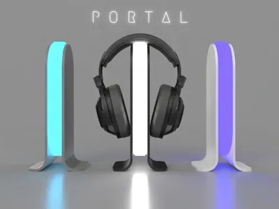 Portal | LED Headphone Stand