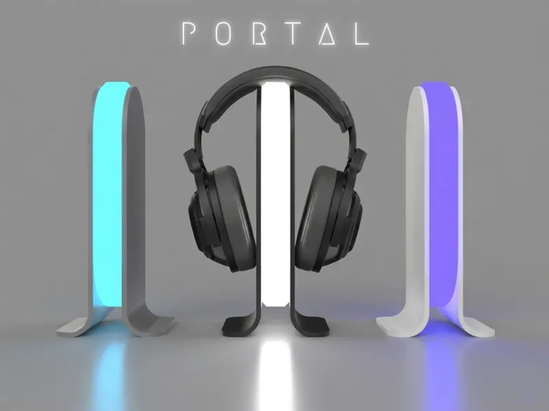 Portal | LED Headphone Stand