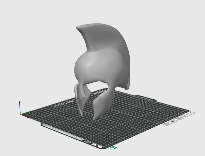 Spartan Helmet - Rescaleable