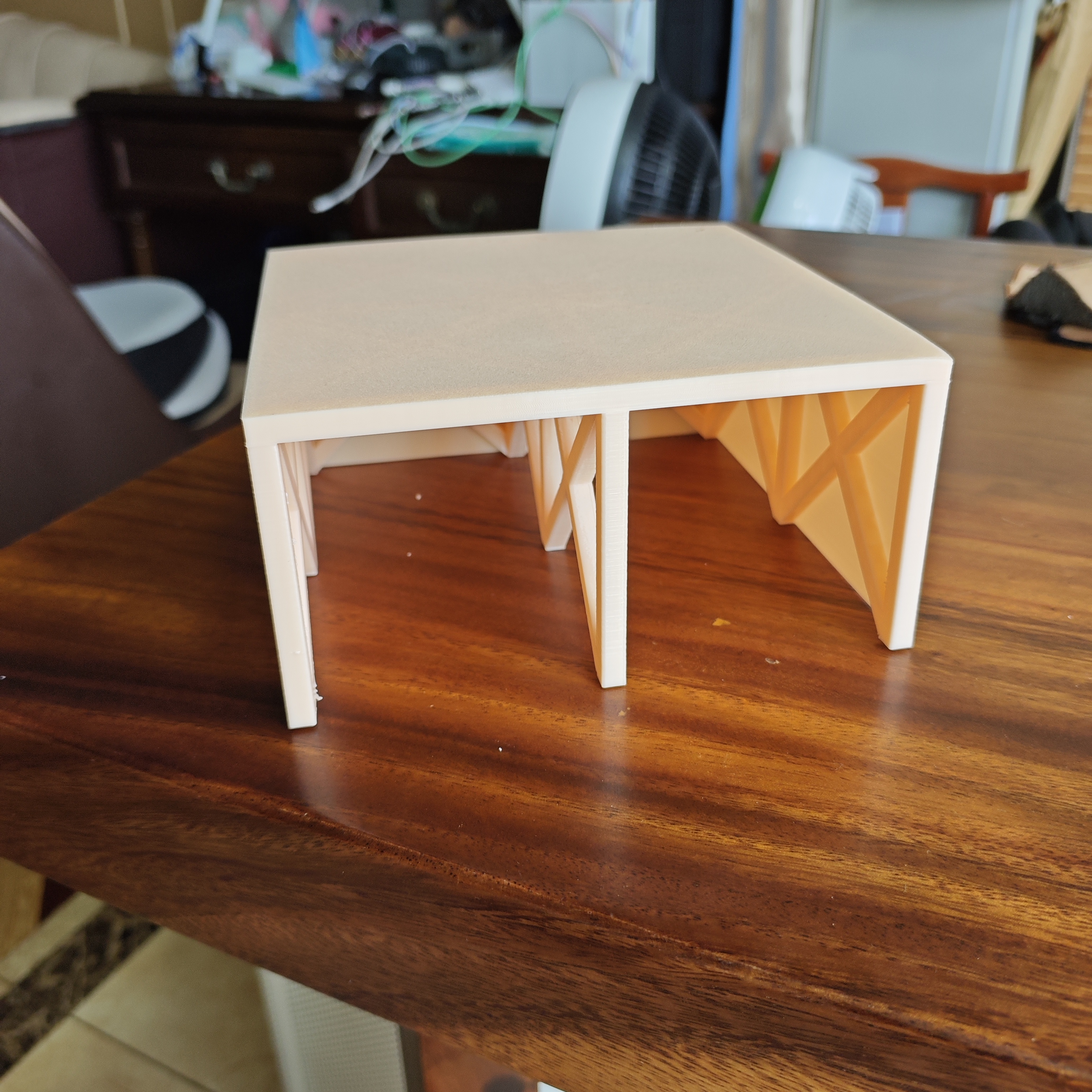 Miniatura 2 do modelo 3D 万能通用增高架 可以放大缩小 多打几个  下面还可以放东西 无支撑