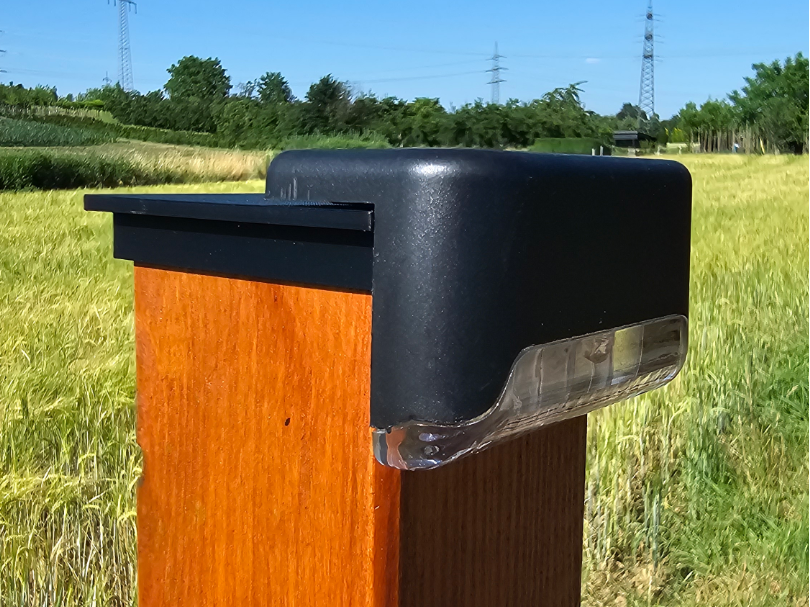 Fence Post Cap 70x70mm for 78 mm LED Solar Lights