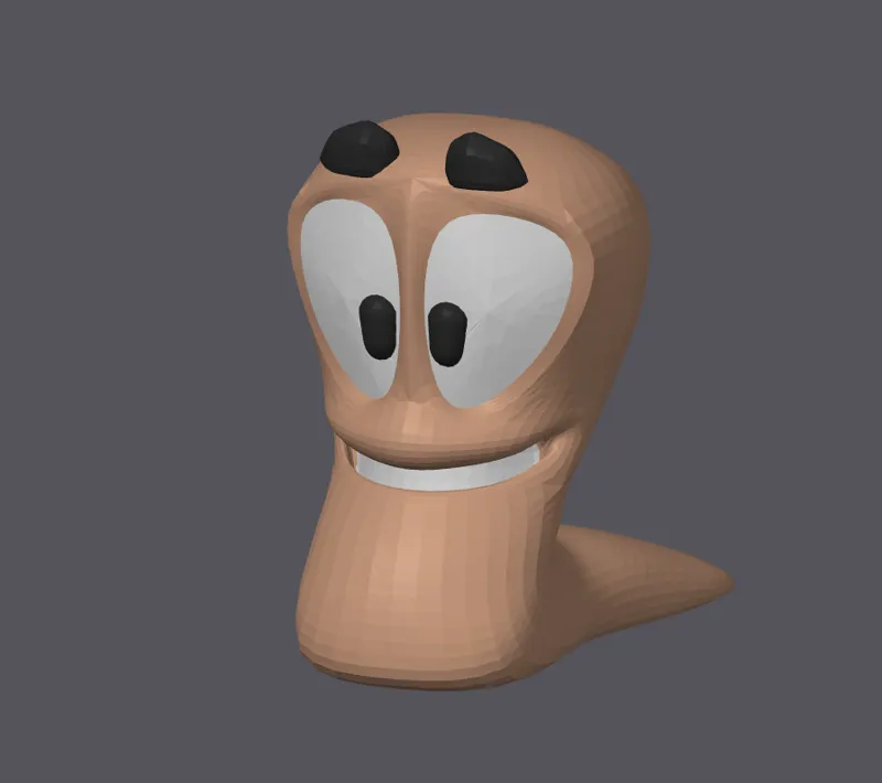 Worm from Worms 3D
