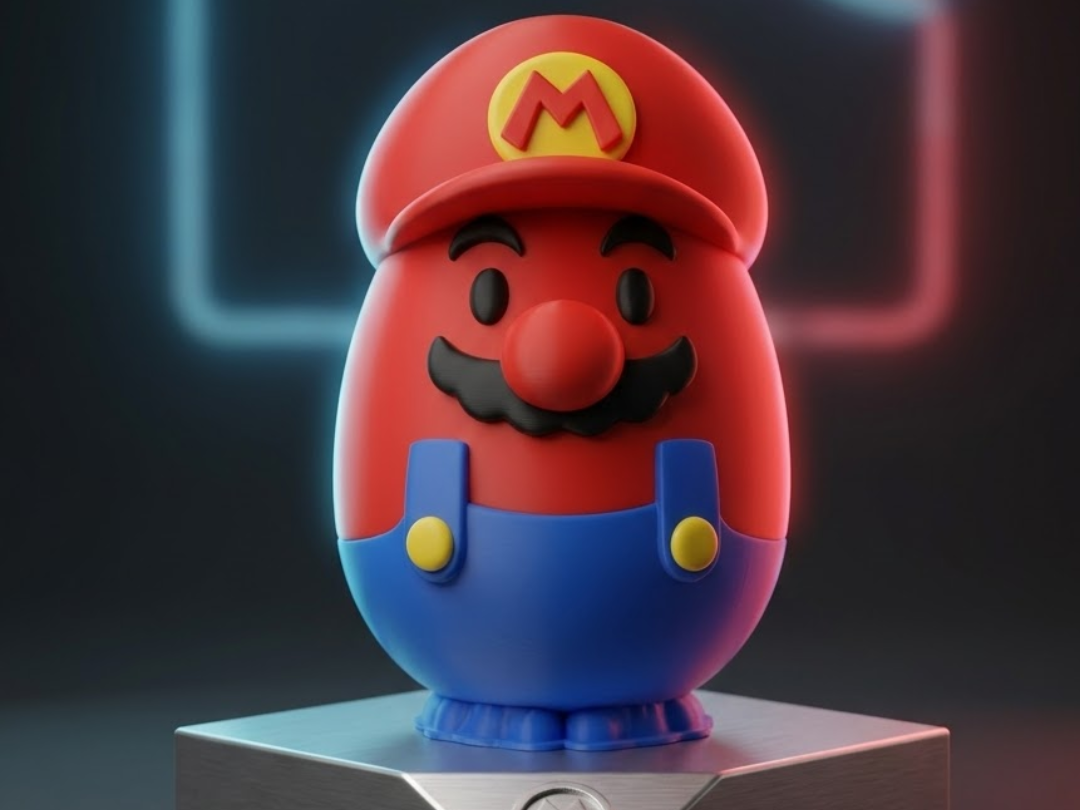 Super Mario Easter Egg - Nintendo Fan Art
