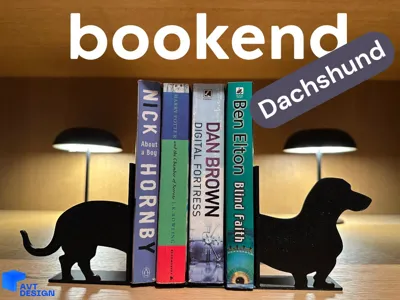 Dachshund Bookend - An AVT Design