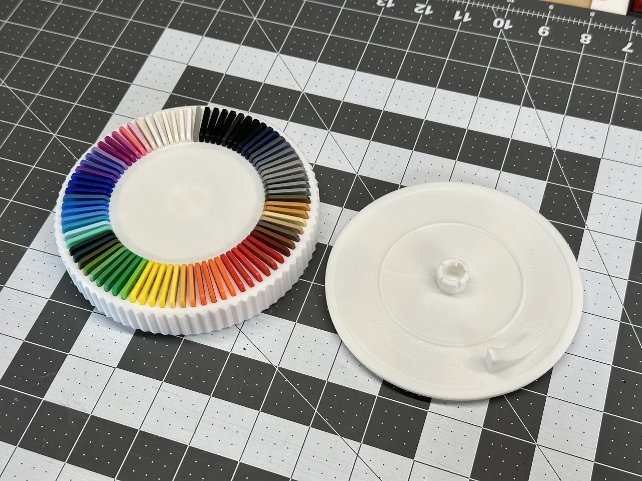 Spinning Filament Swatch Display - Lifts Swatches view 2