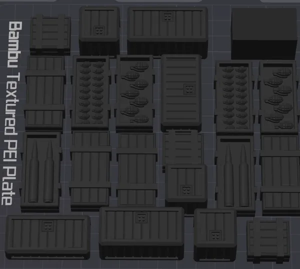 Caisses de décor pour terrain de jeu (scatter terrain)