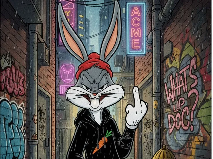 Urban Drip Bugs Bunny mit Hoodie – MEHRTEILIG/AMS