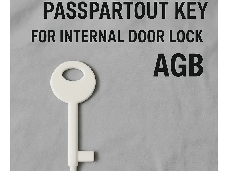 Universal key for internal door lock AGB
