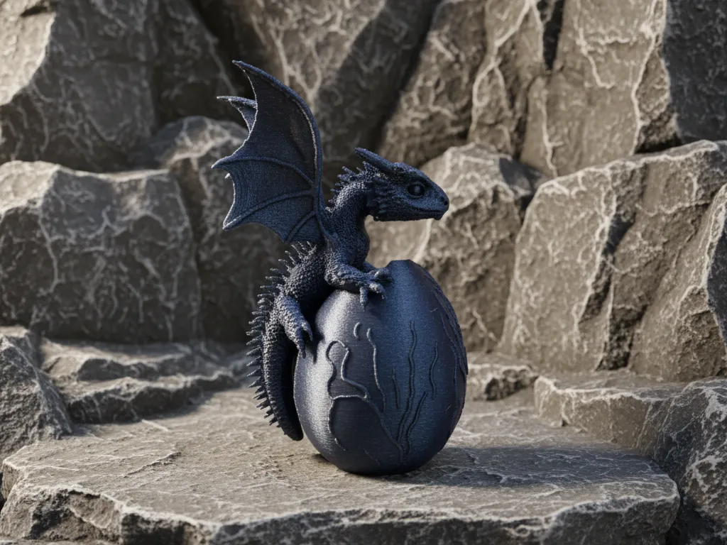 Dragon on the egg - Free 3D Print Model - MakerWorld