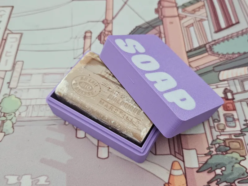 Small Travel Soap Box - Snap close
