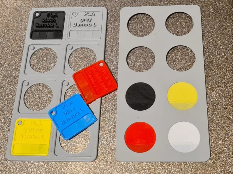 30mm swatch and tray/holder