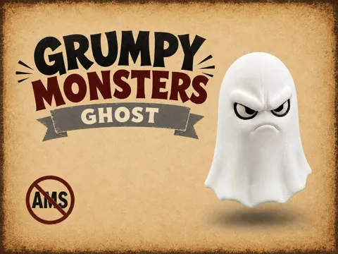 Adorno temático: Grumpy Ghost — referencia de MakerWorld
