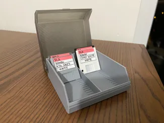 Floppy disk swatch Amiga box (wide version)