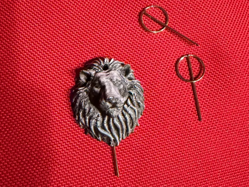 Sim Ejector pin lion inspired. 