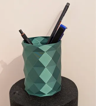 Pencil/Pen Holder, Vase Polygon