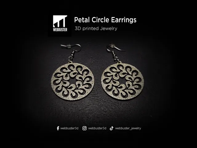 Petal Circle Earrings