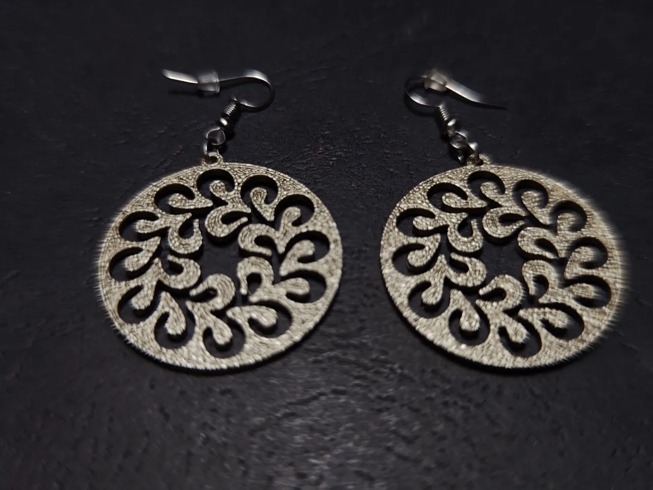Petal Circle Earrings view 3