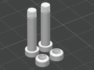 3d打印的螺丝