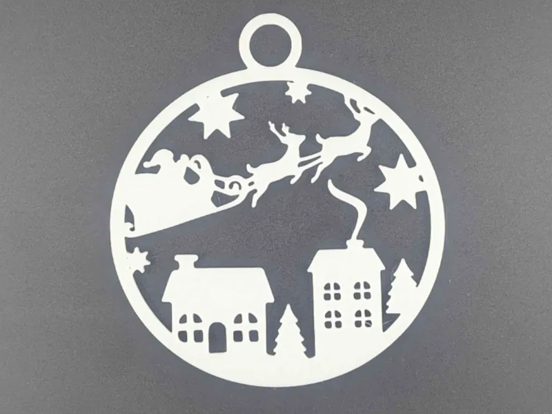 Santa's Sleigh Ornament