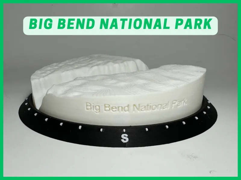 Big Bend National Park - Tiny Topo 3D