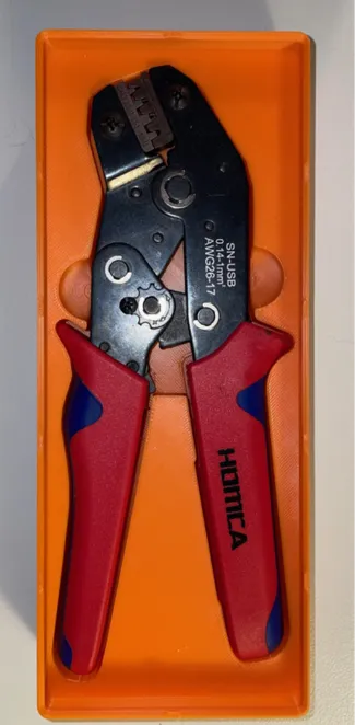 Gridfinity Bin for Homca Crimp Tool